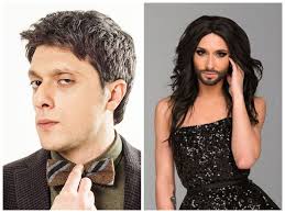 Armenia's Aram Mp3 and Conchita Wurst from Austria tussle it out for most viewed video on YouTube