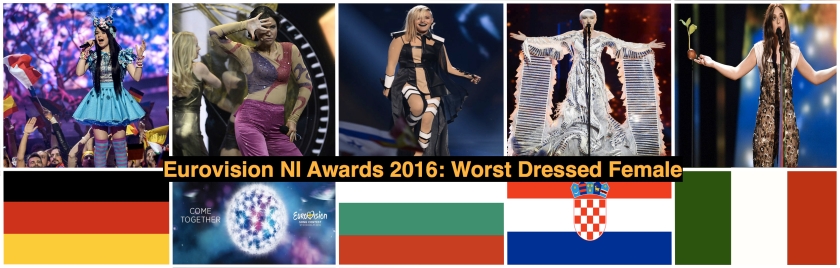 Eurovision NI Awards 2016 Worst Dressed Female