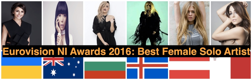 best-female-solo-artist Eurovision NI Awards 2016