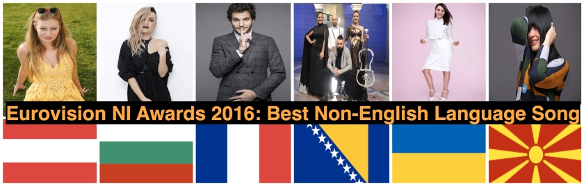 best-non-english-language-song Eurovision NI Awards 2016