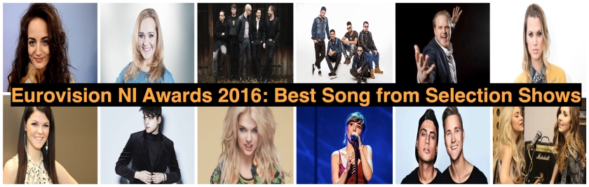 best-song-from-selection-shows Eurovision NI Awards 2016
